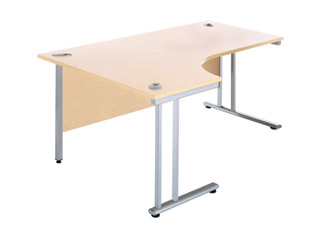 Consultancy Desk 1600mm Wide - Right Handed- J Shaped Consultancy Desk 1600mm Wide - Right Handed
